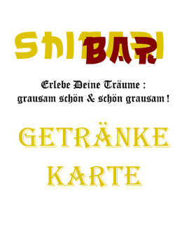 01 ShibariBar Getraenkekarte 2016