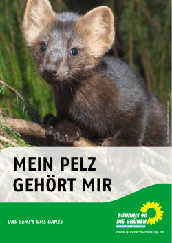 Mein Pelz gehört mir (Postkarte 18/52)