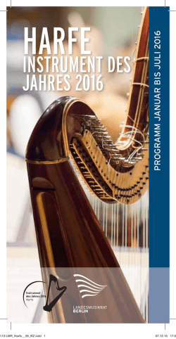 Instrument des Jahres 2016