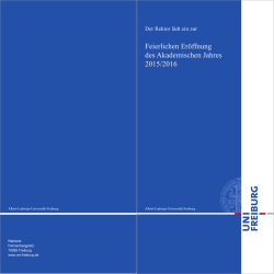 Eroeffnung Akademisches Jahr 2015_16 - uniCROSS
