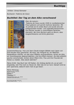 Buchtipp - Schule Radelfingen