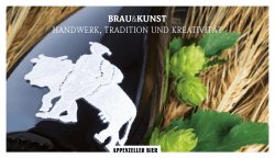 Broschüre Brau & Kunst