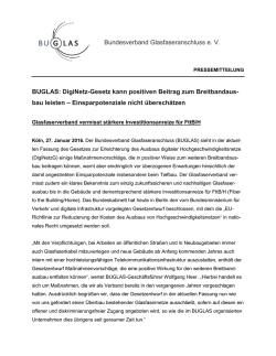 DigiNetz-Gesetz kann positiven Beitrag zum
