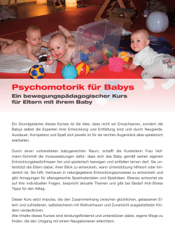 Psychomotorik für Babys - Erbprinz