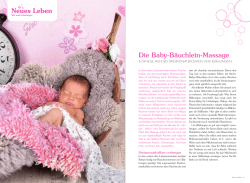 Die Baby-Bäuchlein-Massage