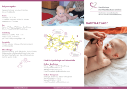 babymassage - Harzklinikum