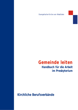 Gemeinde leiten - Evangelische Kirche von Westfalen