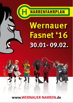 Wernauer Fasnet `16 - Wernauer Narren eV