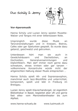 Duo Jenny und Schuely