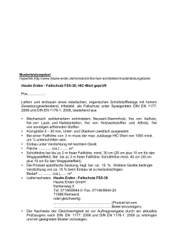 Hauke Erden - Fallschutz FS5-30, HIC