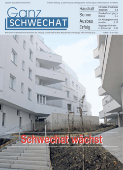 Schwechat wächst Schwechat wächst