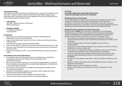 Santa Bike - Weihnachtsmann auf Motorrad