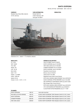santa giorgina - Cargo Vessels International