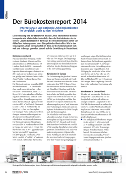 Der Bürokostenreport 2014