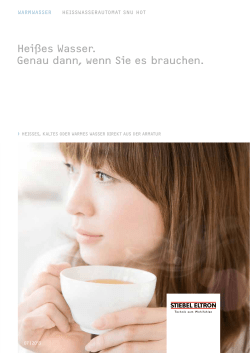 Hei&szlig;wasserautomat SNU Hot - e