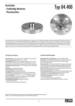 Druckmittler 04.400 - DRUCK & TEMPERATUR Leitenberger GmbH