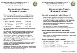 Flyer HSK - bei der Kreisgruppe Vulkaneifel