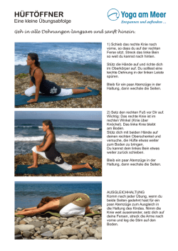 h&uuml;ft&ouml;ffner - Yoga am Meer