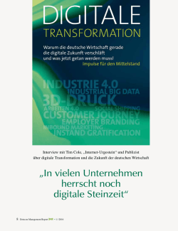 In vielen Unternehmen herrscht noch digitale Steinzeit