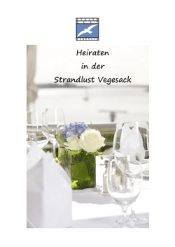 Heiraten in der Strandlust Vegesack