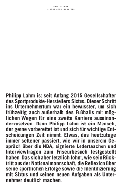 Philipp Lahm ist seit Anfang 2015 Gesellschafter des