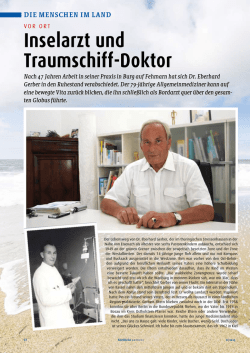 Inselarzt und Traumschiff