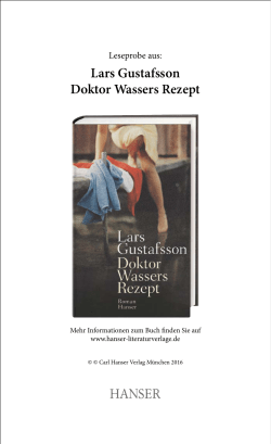 Doktor Wassers Rezept