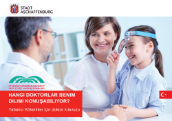 Ärzteverzeichnis für MigrantInnen - Türkisch (PDF
