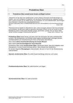 Produktives &Uuml;ben