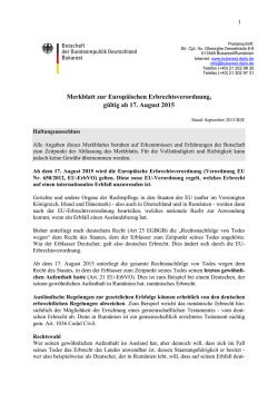 g&uuml;ltig ab dem 17.08.2015