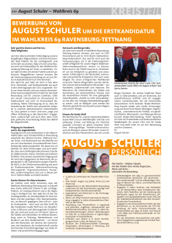 august schuler - CDU Kreisverband Ravensburg