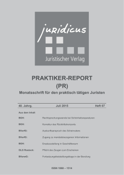 PR 07/2015 - Juridicus