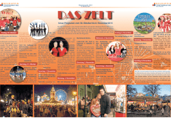 Festzelt Programm 2015