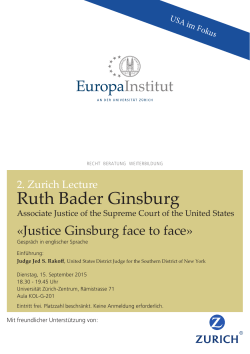Ruth Bader Ginsburg - EIZ