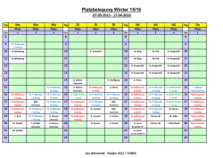 Hallenbelegungsplan Winter 2015/2016