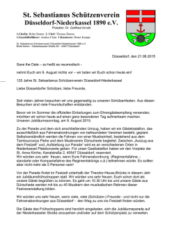 St. Sebastianus Sch&uuml;tzenverein D&uuml;sseldorf