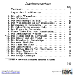 Inhaltsverzeichnis.
