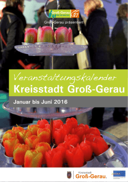 Veranstaltungskalender - Kreisstadt Groß