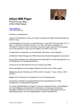 Albert MM Pilger