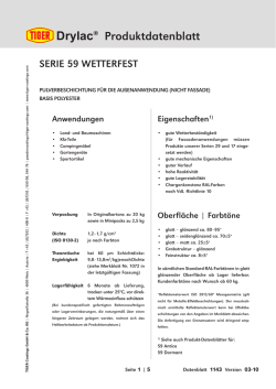 Drylac&reg; Produktdatenblatt