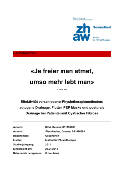 Je freier man atmet, umso mehr lebt man