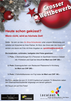 Heute schon gek&uuml;sst?