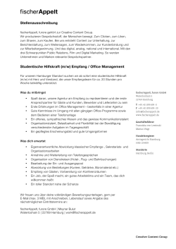 Empfang / Office Management