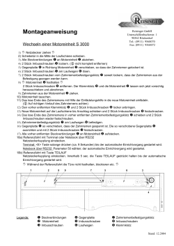 Montageanweisung S3000_Deutsch