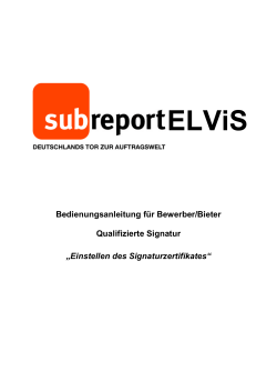 Qualifizierte Signatur