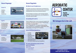 Flyer - Aerobatic