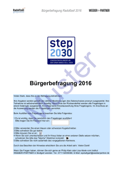 Bürgerbefragung Radolfzell 2016