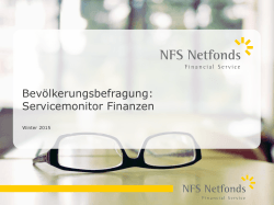 NFS Netfonds Servicemonitor Finanzberatung Winter 2015