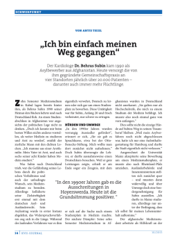 Ich bin einfach meinen Weg gegangen