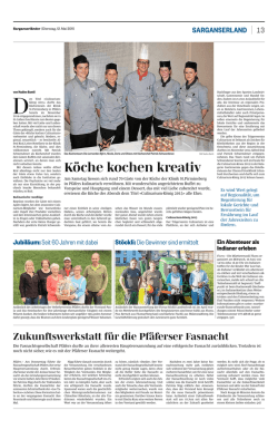 12/05/2015 - Köche kochen kreativ